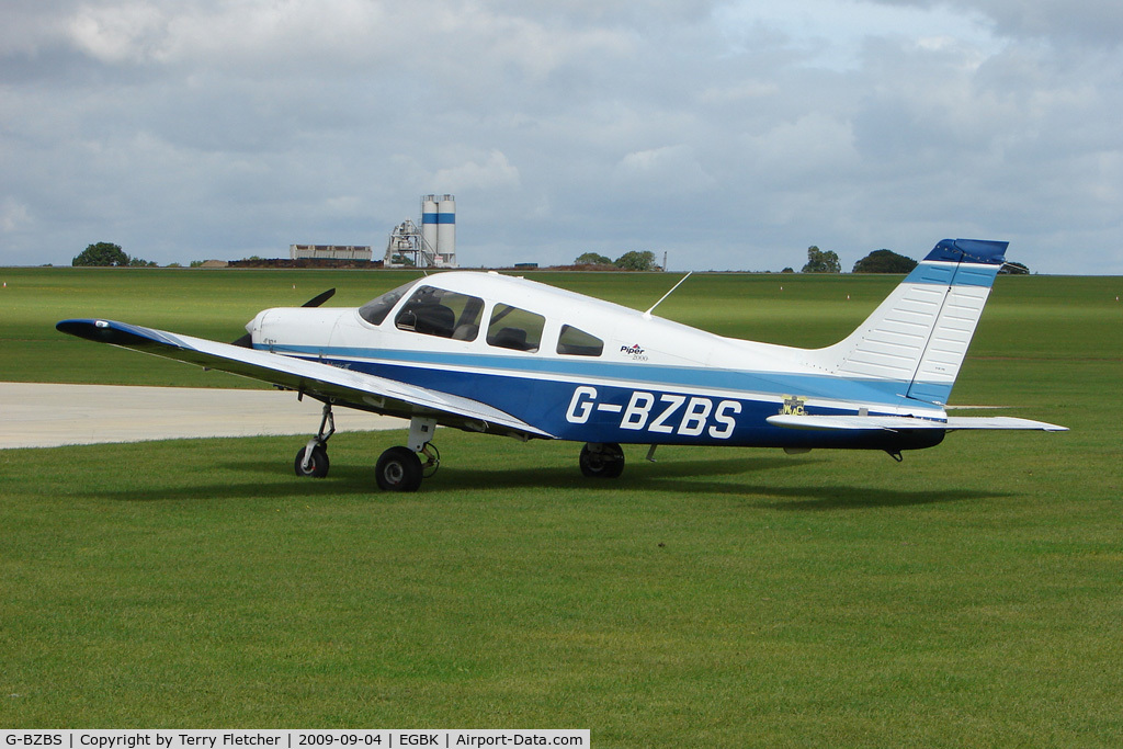 G-BZBS, 2000 Piper A-28-161 Cherokee Warrior III C/N 2842080, Visitor to Sywell