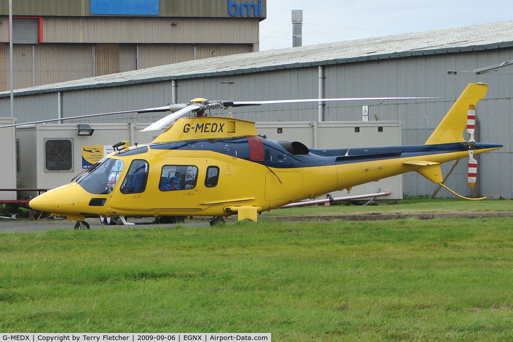 G-MEDX, 2008 Agusta A-109E Power C/N 11745, New Air Ambulance based at EMA