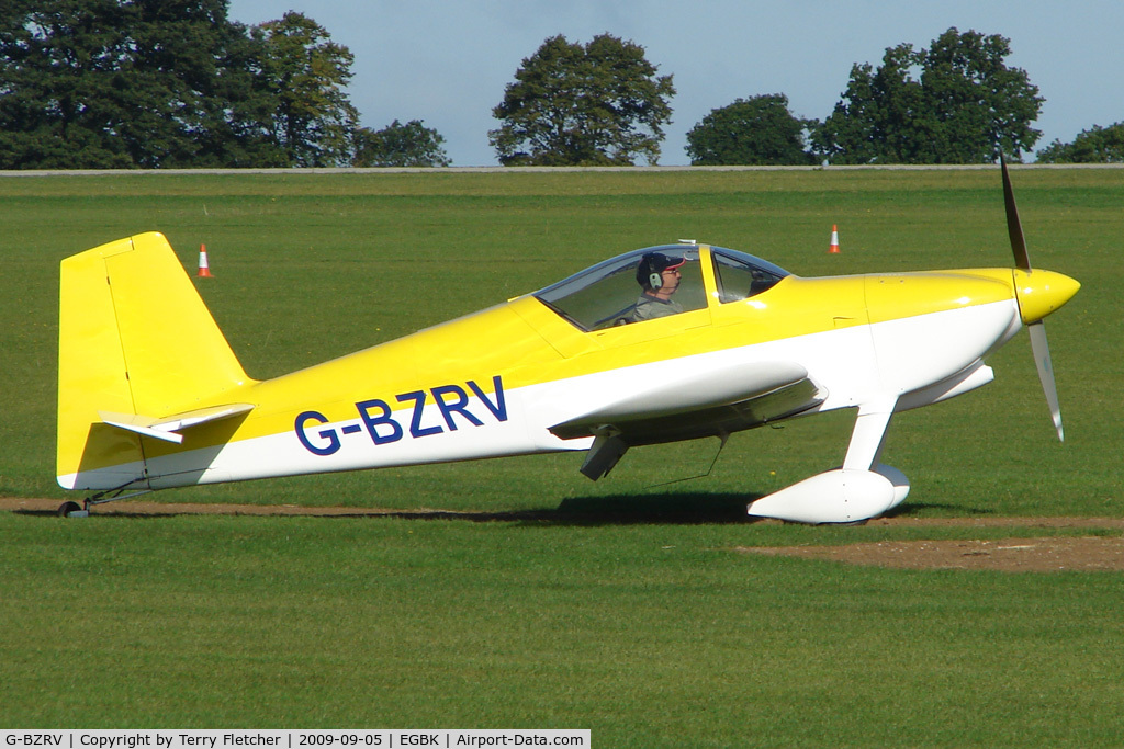 G-BZRV, 2002 Vans RV-6 C/N PFA 181A-13573, Visitor to the 2009 Sywell Revival Rally