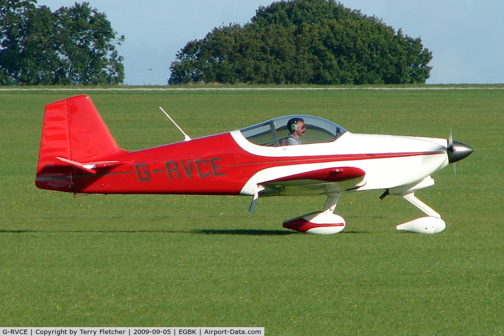 G-RVCE, 2001 Vans RV-6A C/N PFA 181-13372, Visitor to the 2009 Sywell Revival Rally
