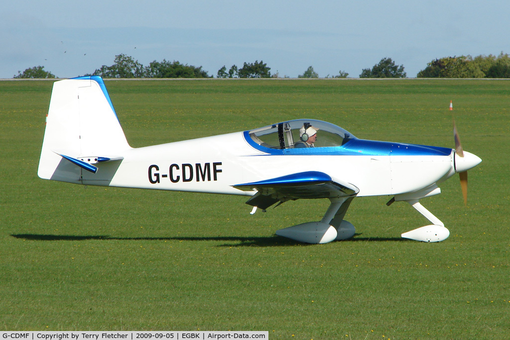 G-CDMF, 2006 Vans RV-9A C/N PFA 320-14157, Visitor to the 2009 Sywell Revival Rally