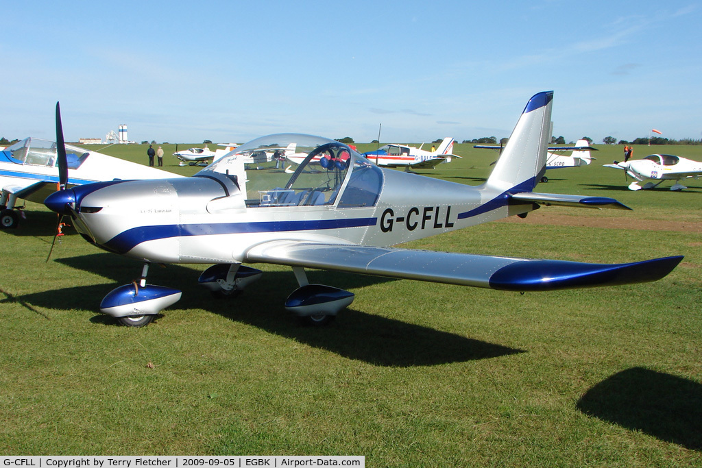 G-CFLL, 2008 Aerotechnik EV-97 Eurostar C/N LAA 315-14825, Visitor to the 2009 Sywell Revival Rally