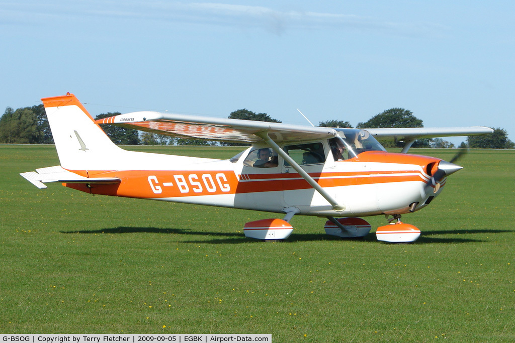 G-BSOG, 1974 Cessna 172M C/N 172-63636, Visitor to the 2009 Sywell Revival Rally
