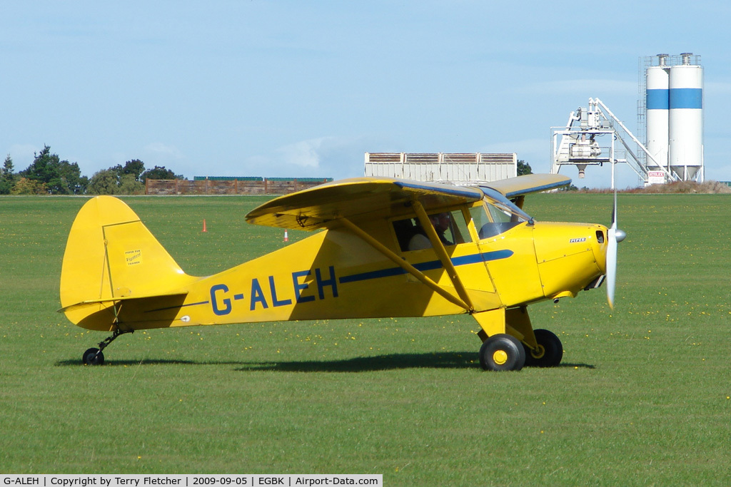 G-ALEH, 1948 Piper PA-17 Vagabond C/N 17-87, Visitor to the 2009 Sywell Revival Rally