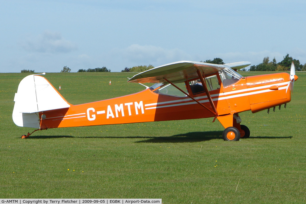 G-AMTM, 1952 Auster J-1 Autocrat C/N 3101, Visitor to the 2009 Sywell Revival Rally