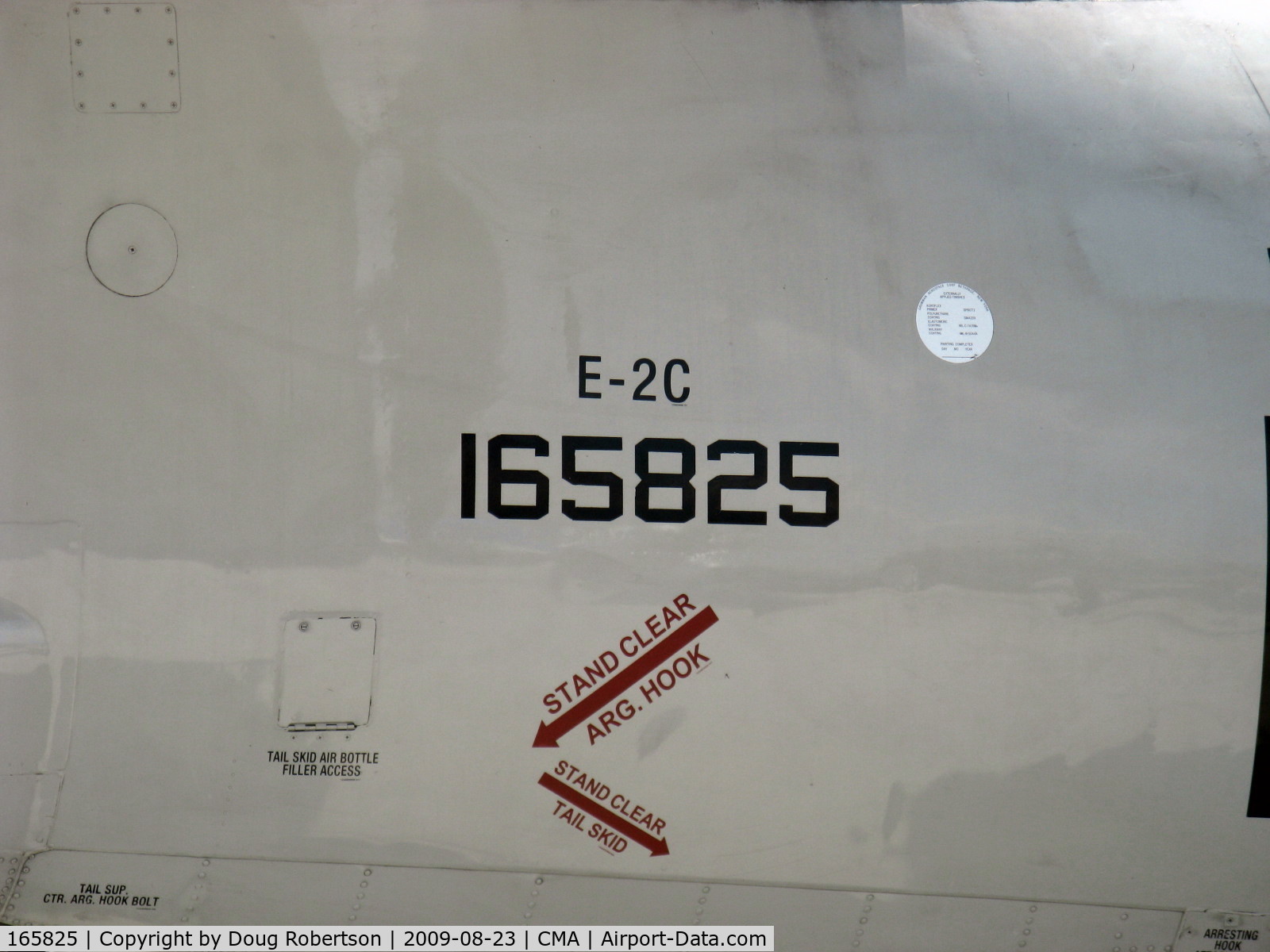 165825, Northrop Grumman E-2C Hawkeye C/N A196, Northrop Grumman E-2C HAWKEYE airborne early warning aircraft of VAW-112, two Allison T56-A-8A Turboprops 4,050 eshp each. BuNo 165825
