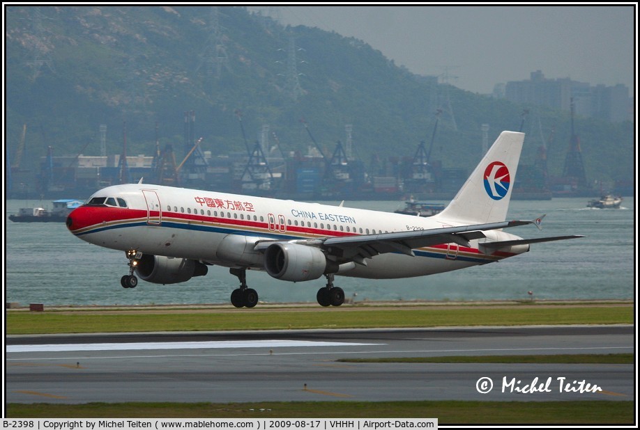 B-2398, 1999 Airbus A320-214 C/N 1108, China Eastern Airlines
