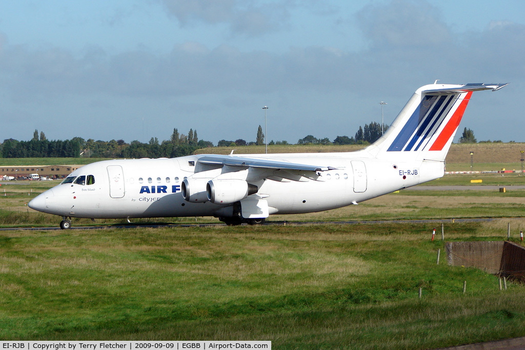 EI-RJB, 1998 British Aerospace Avro 146-RJ85 C/N E.2330, Cityjet / Air France BAE146 at Birmingham