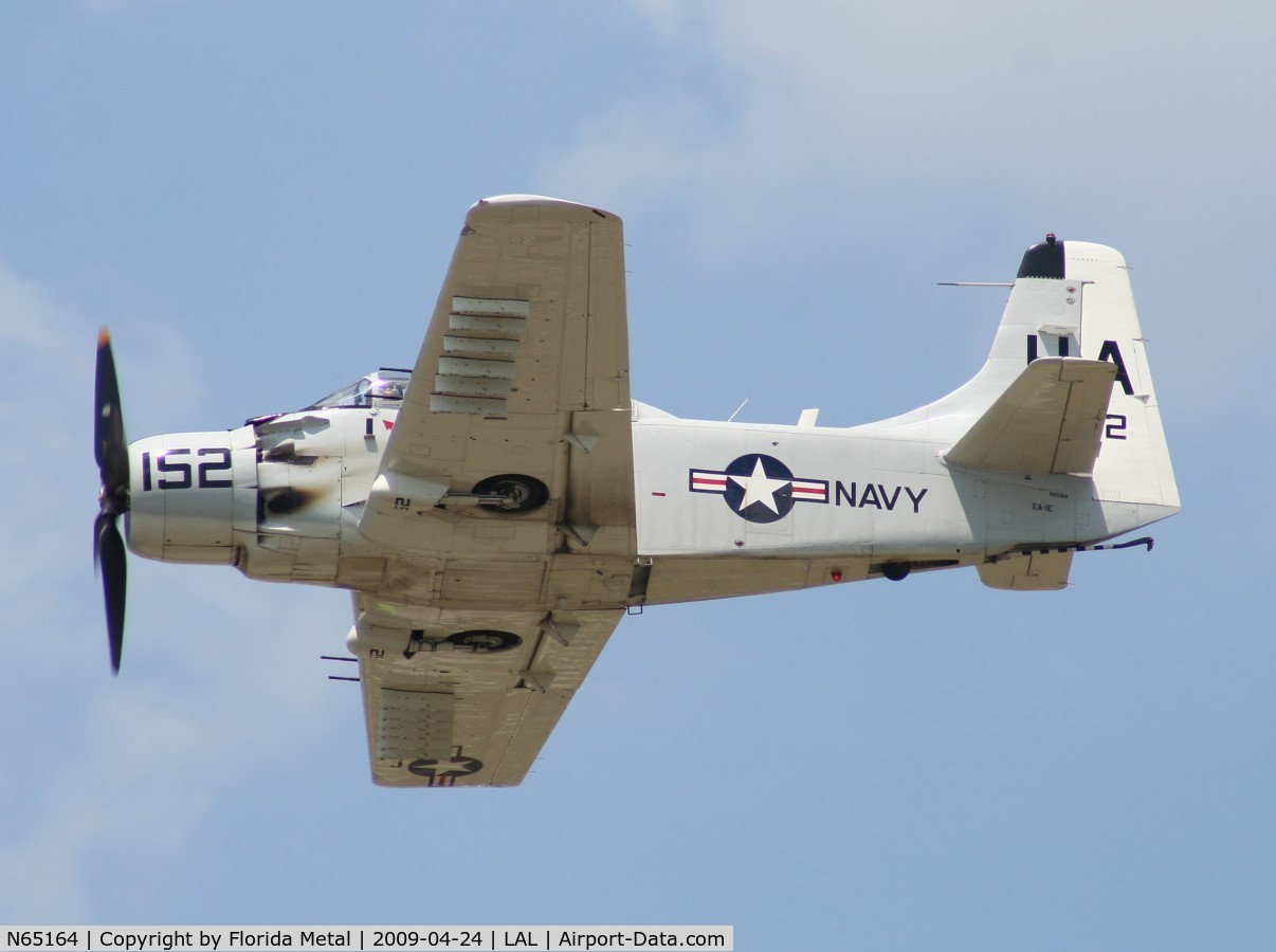 N65164, 1955 Douglas EA-1E Skyraider AD-5W C/N 55-471DH, EA-1E