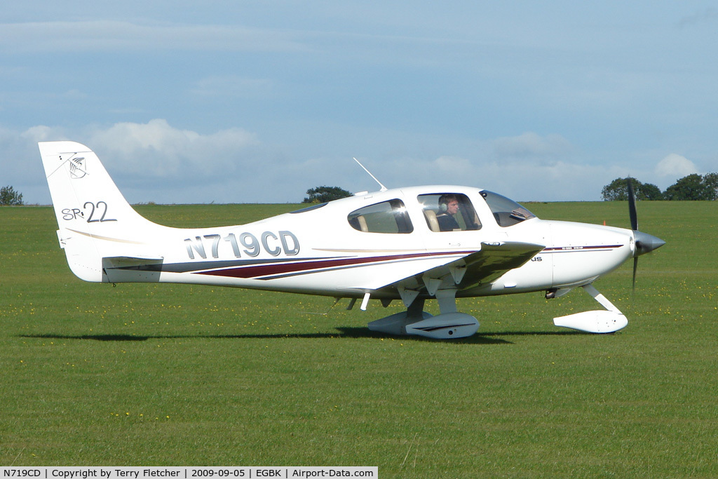 N719CD, 2001 Cirrus SR22 C/N 0051, Visitor to the 2009 Sywell Revival Rally