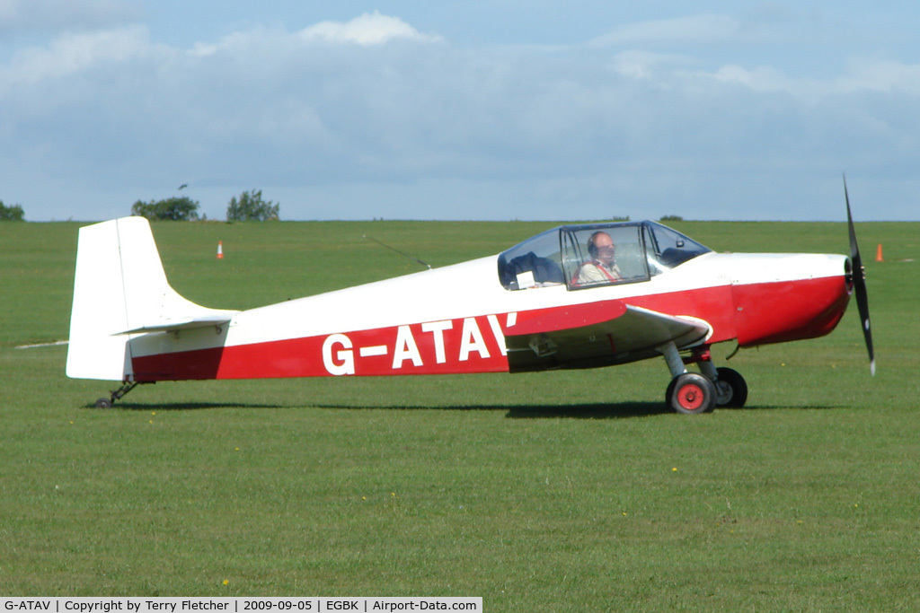 G-ATAV, 1965 Druine D.62C Condor C/N RAE/611, Visitor to the 2009 Sywell Revival Rally