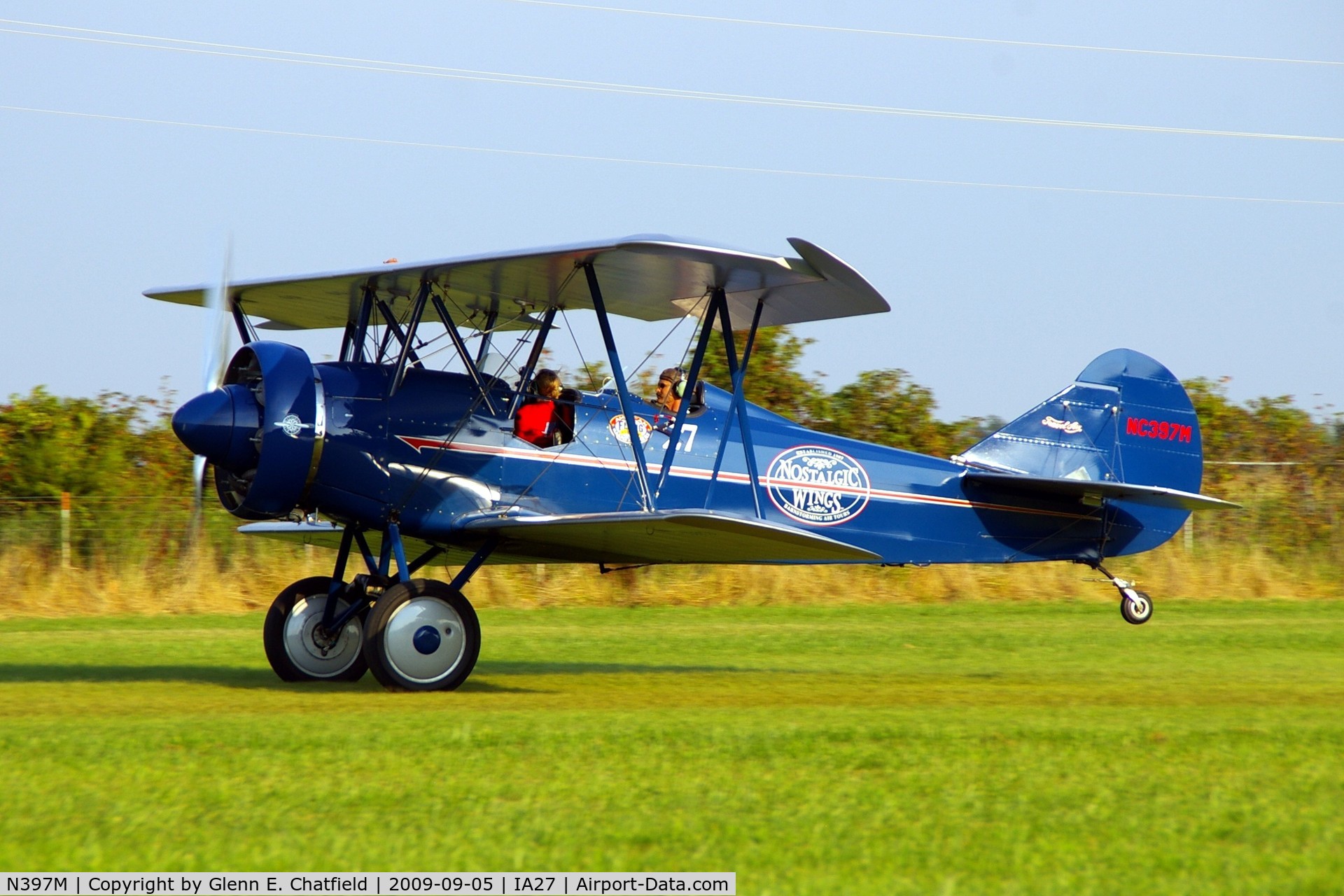 N397M, 1929 Curtiss-Wright Travel Air E-4000 C/N 1317, At the Antique Airplane Association Fly In
