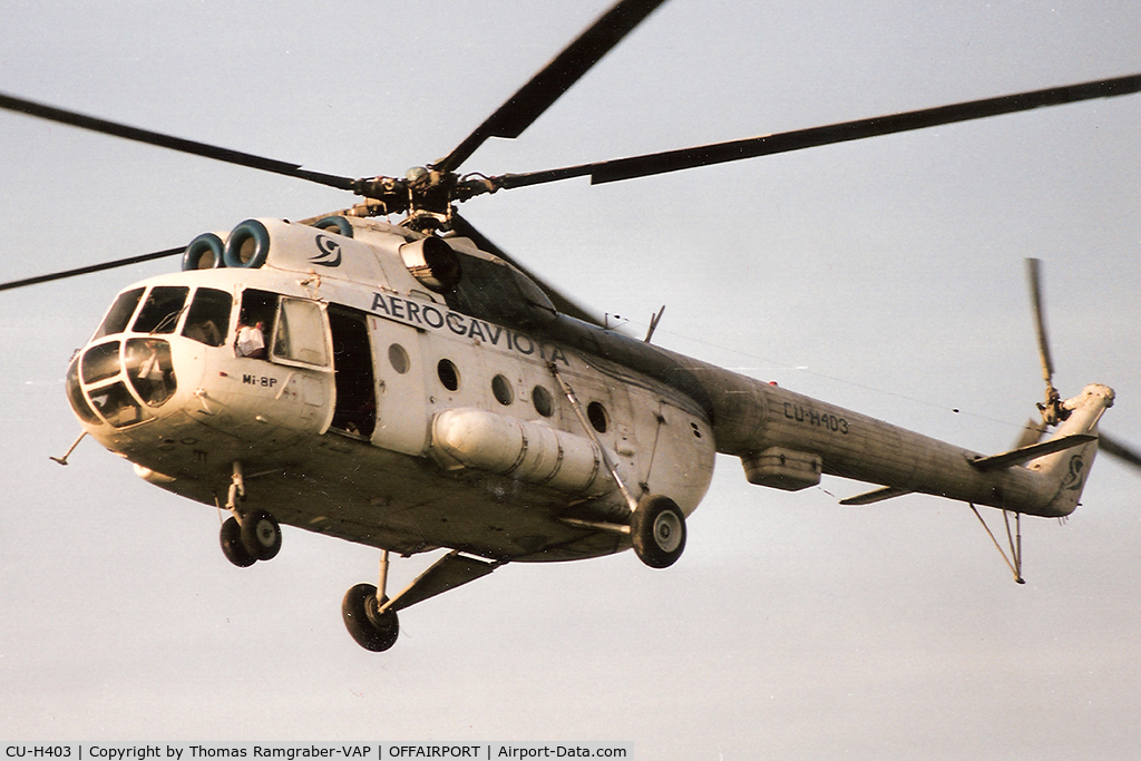 CU-H403, 1988 Mil Mi-8T Hip C/N 407 27, Aerogaviota MIL Mi8