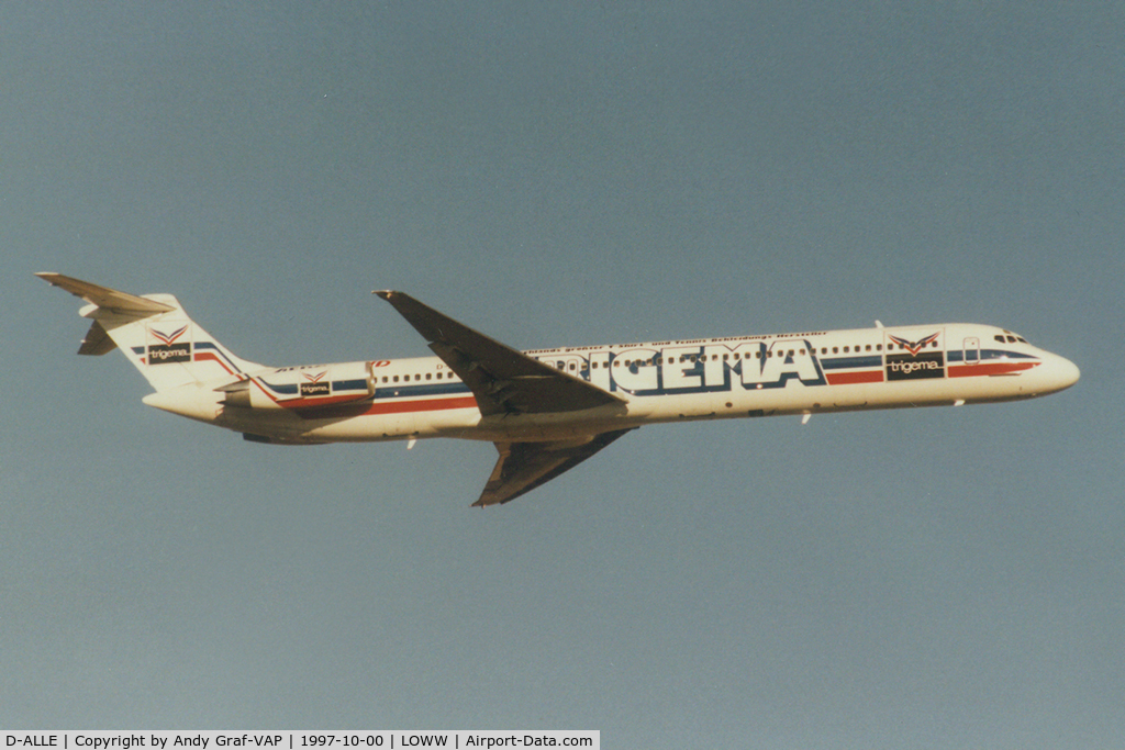 D-ALLE, 1987 McDonnell Douglas MD-83 (DC-9-83) C/N 49449, Aero Lloyd MD80