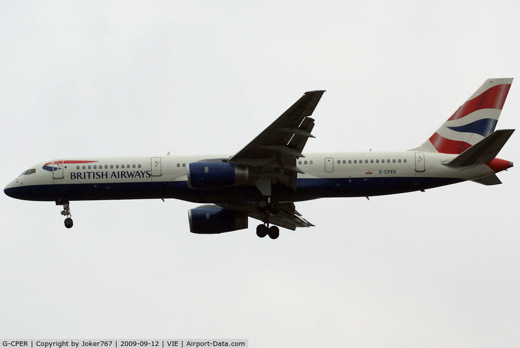 G-CPER, 1997 Boeing 757-236 C/N 29113, British Airways Boeing 757-236