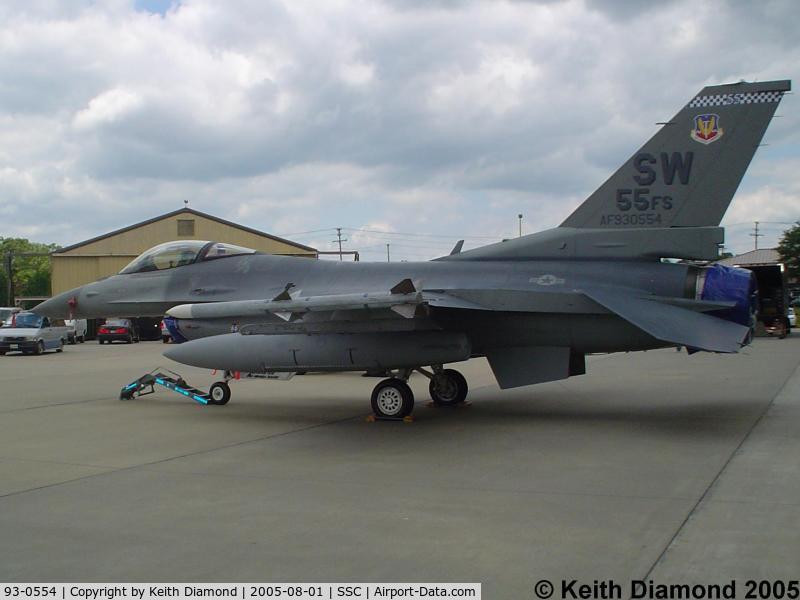 93-0554, 1993 Lockheed F-16C Fighting Falcon C/N CC-189, Shaw Fest 2005