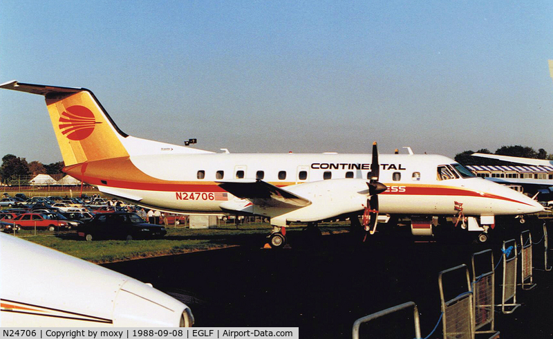 N24706, 1988 Embraer EMB-120RT Brasilia C/N 120093, Embraer EMB-120RT Brasilia