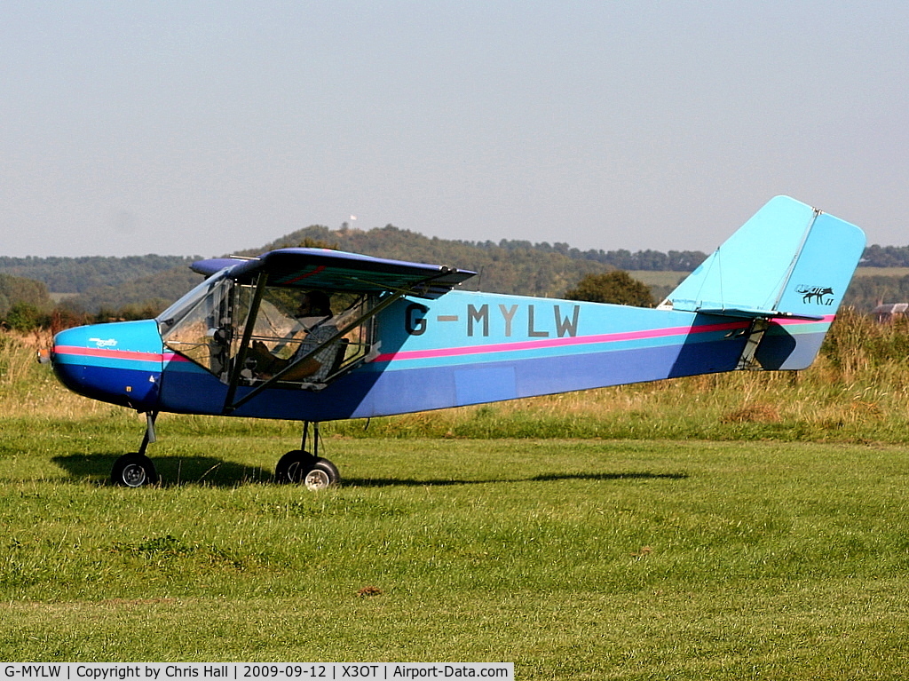 G-MYLW, 1993 Rans S-6ESD Coyote II C/N PFA 204-12560, Staffordshire Aero Club's 25th anniversary fly-in