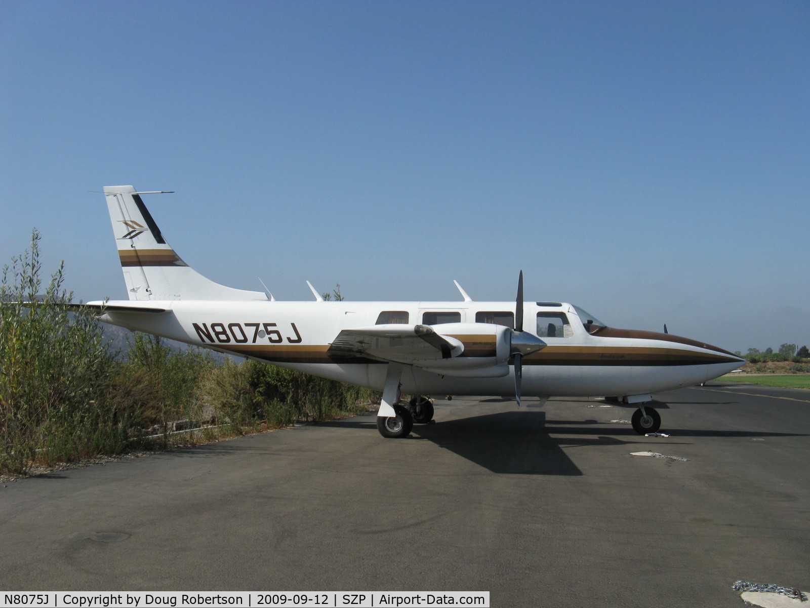 N8075J, 1978 Piper Aerostar 601P C/N 61P-0558-240, 1978 Piper PA-60-601P AEROSTAR, two Lycoming IO-540-S1A5 engines fitted with high flow rate turbochargers to supply bleed air for cabin pressurization, 290 Hp each.