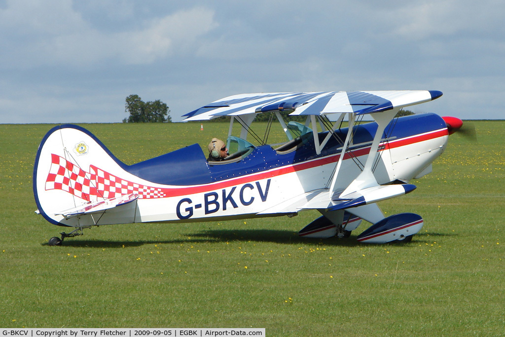 G-BKCV, 1990 EAA Acro Sport II C/N PFA 072A-10776, Visitor to the 2009 Sywell Revival Rally