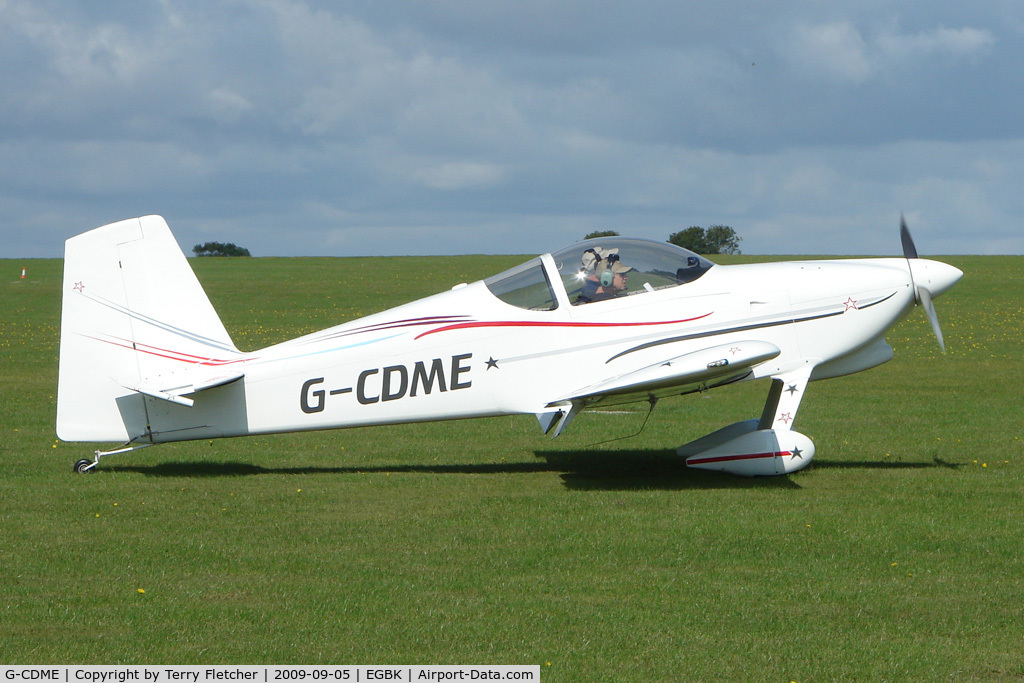 G-CDME, 2006 Vans RV-7 C/N PFA 323-14151, Visitor to the 2009 Sywell Revival Rally
