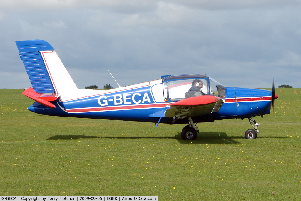 G-BECA, 1976 Socata Rallye 100ST Galopin C/N 2751, Visitor to the 2009 Sywell Revival Rally