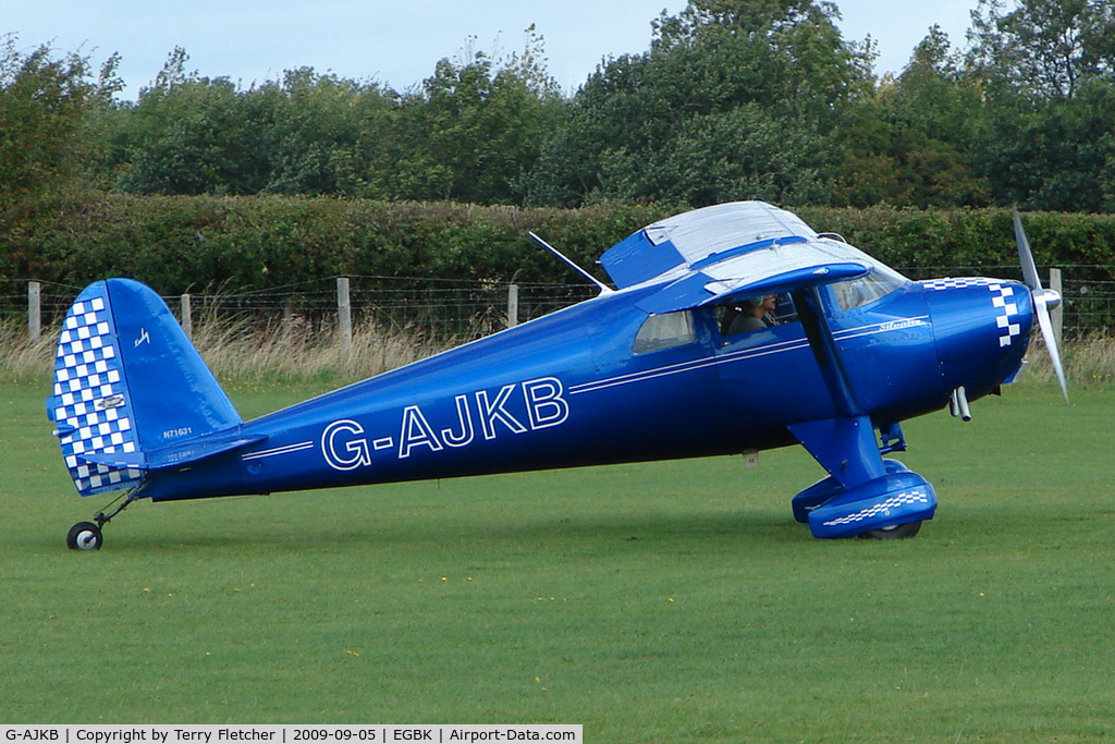 G-AJKB, 1946 Luscombe 8E Silvaire C/N 3058, Visitor to the 2009 Sywell Revival Rally