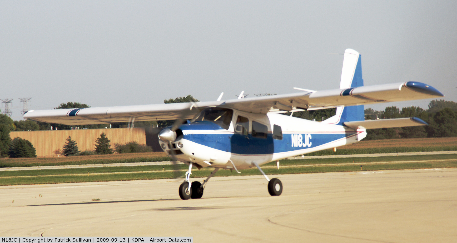 N18JC, 1974 Helio HT-295 Super Courier C/N 1719, Winged Vision Courier makes a delivery