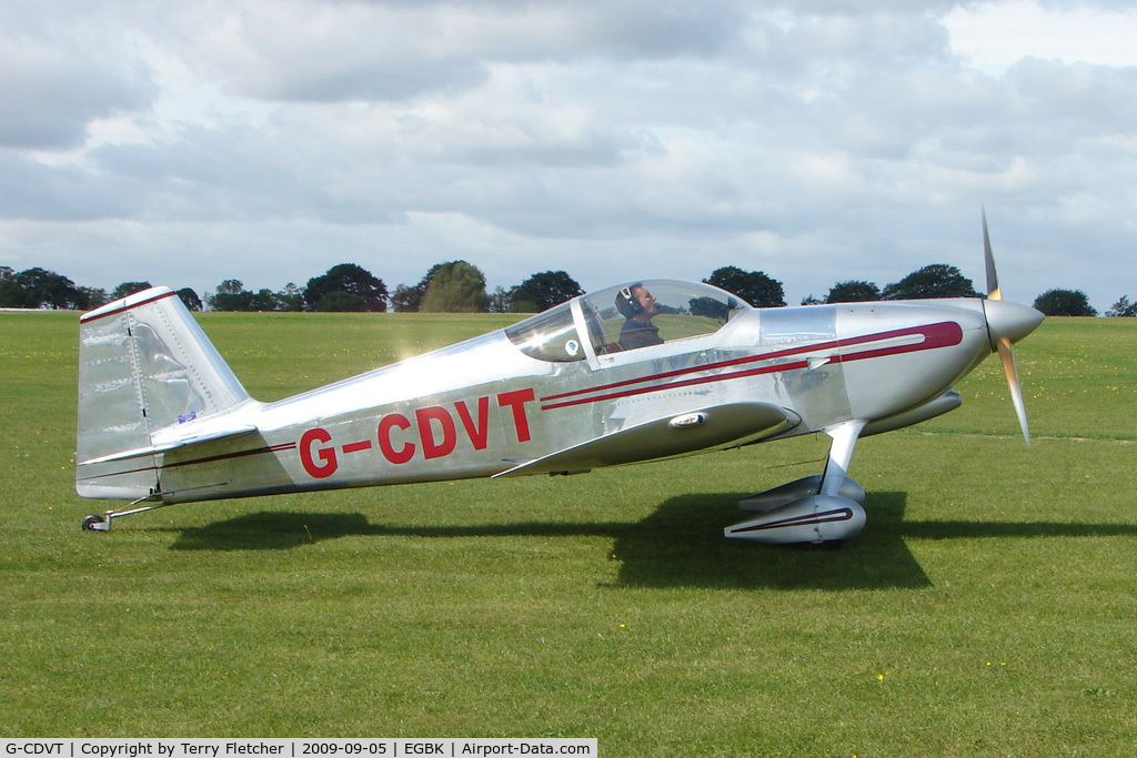 G-CDVT, 1991 Vans RV-6 C/N 20206, Visitor to the 2009 Sywell Revival Rally