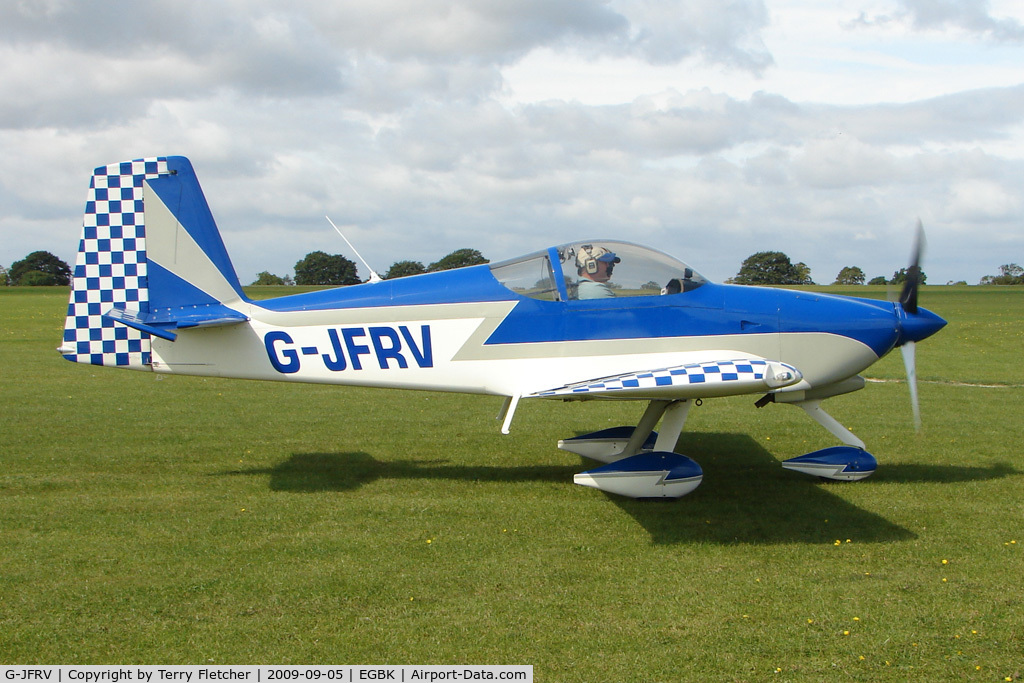 G-JFRV, 2004 Vans RV-7A C/N PFA 323-13851, Visitor to the 2009 Sywell Revival Rally