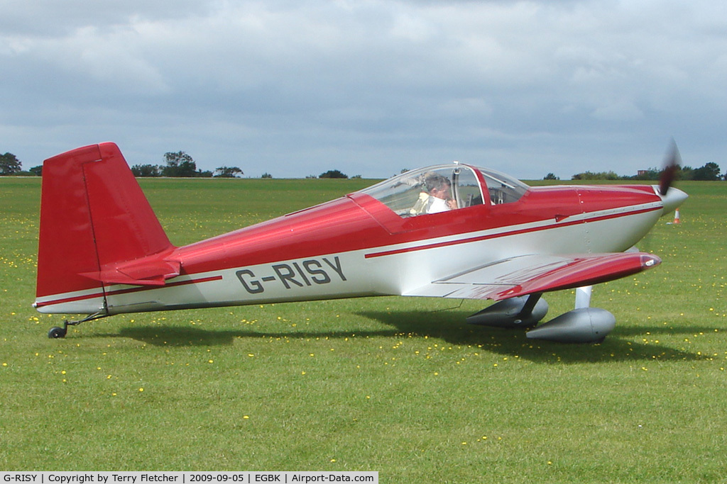 G-RISY, 2008 Vans RV-7 C/N PFA 323-14320, Visitor to the 2009 Sywell Revival Rally