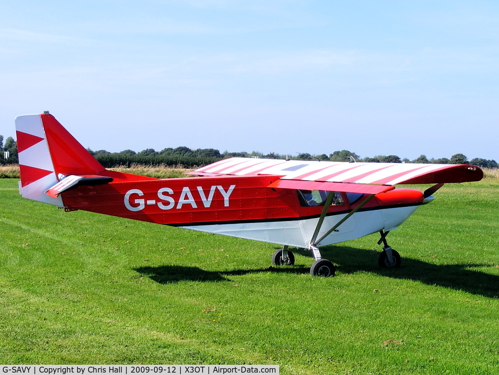 G-SAVY, 2009 ICP MXP-740 Savannah VG Jabiru(1) C/N BMAA/HB/499, Staffordshire Aero Club's 25th anniversary fly-in
