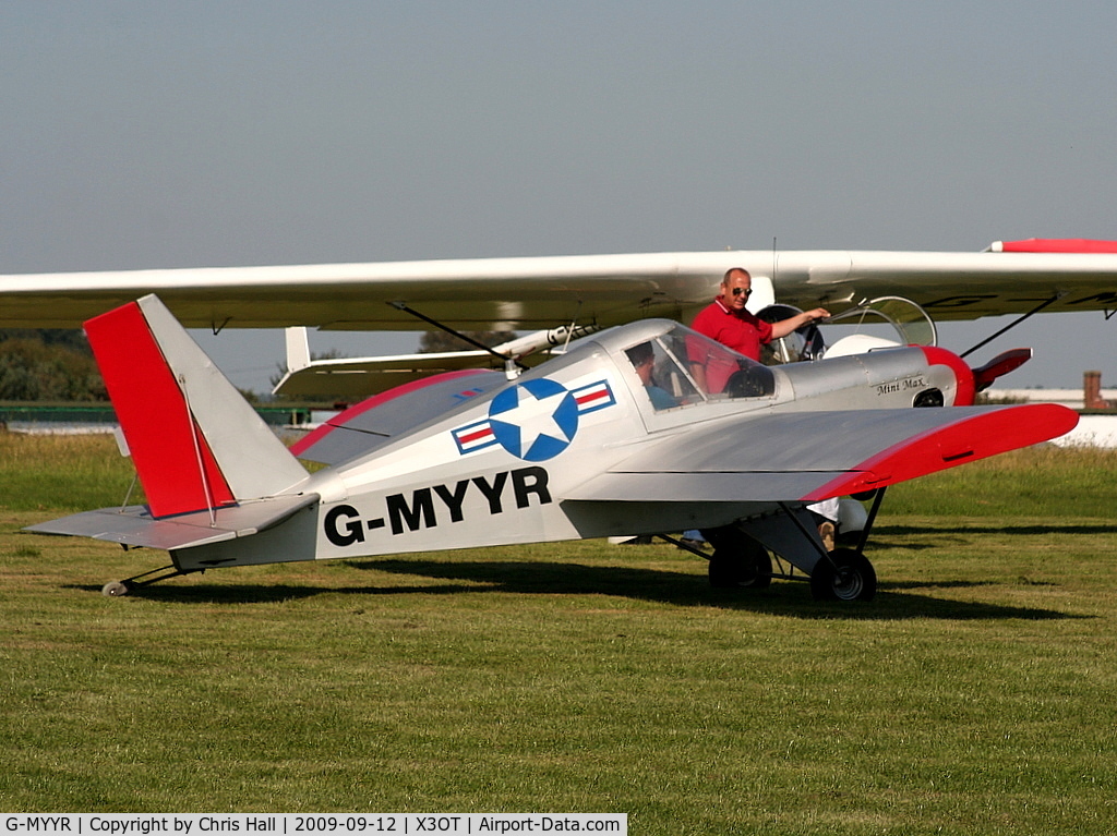 G-MYYR, 1996 Team Mini-Max 91 C/N PFA 186-12724, Staffordshire Aero Club's 25th anniversary fly-in