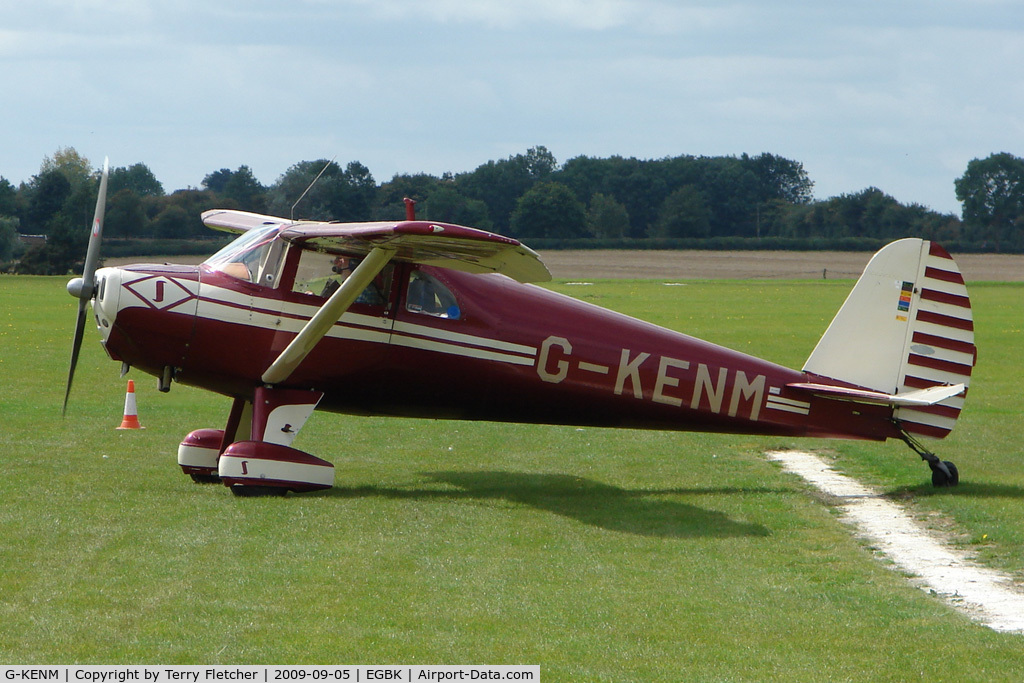 G-KENM, 1946 Luscombe 8E Silvaire C/N 2908, Visitor to the 2009 Sywell Revival Rally
