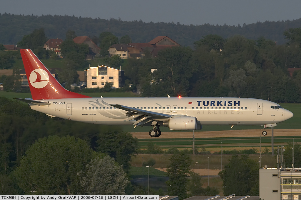 TC-JGH, 2006 Boeing 737-8F2 C/N 34406, Turkish Airlines 737-800