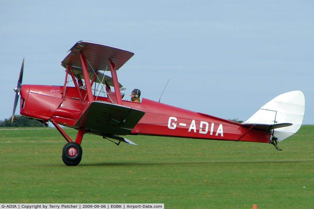 G-ADIA, 1935 De Havilland DH-82A Tiger Moth II C/N 3368, Visitor to the 2009 Sywell Revival Rally