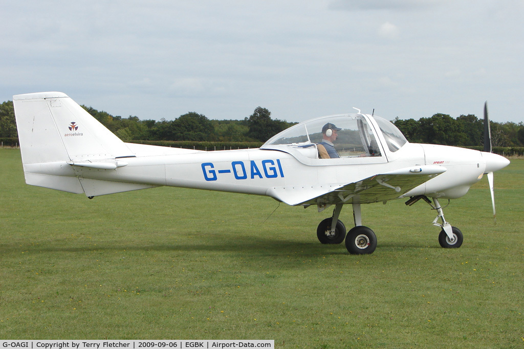 G-OAGI, 1993 FLS Aerospace Sprint 160 C/N 001, Visitor to the 2009 Sywell Revival Rally