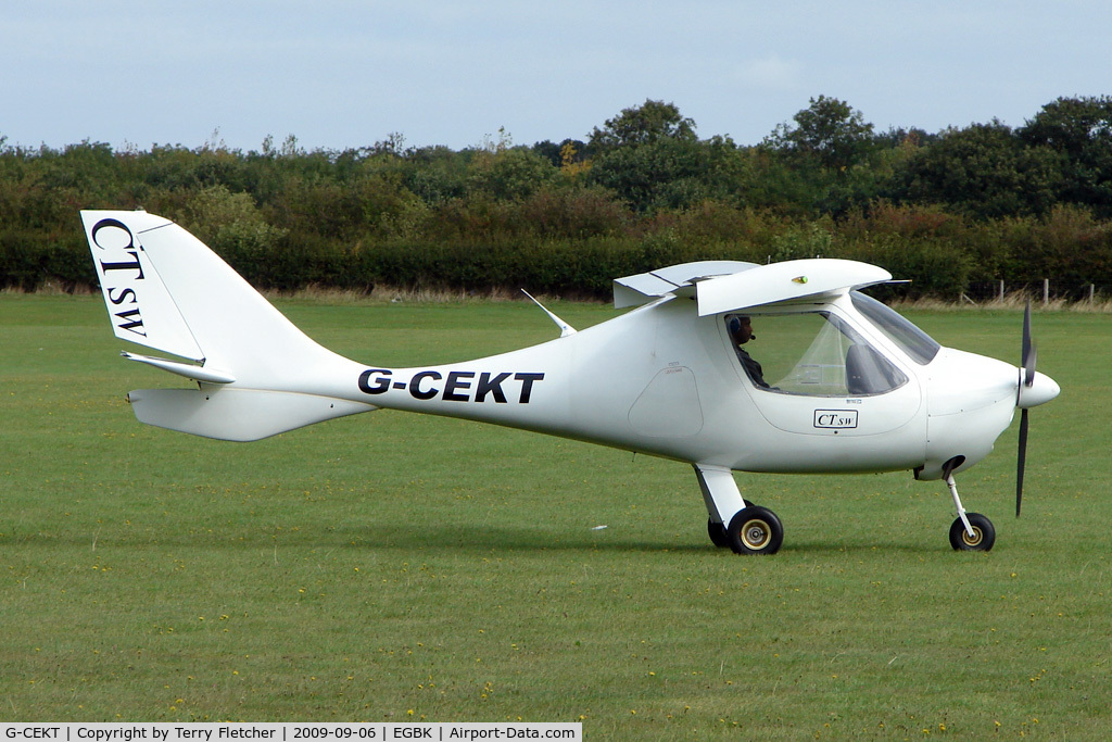 G-CEKT, 2007 Flight Design CTSW C/N 8272, Visitor to the 2009 Sywell Revival Rally