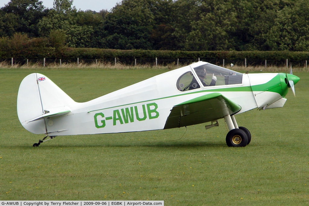 G-AWUB, 1954 Gardan GY-201 Minicab (Modified) C/N A-205, Visitor to the 2009 Sywell Revival Rally