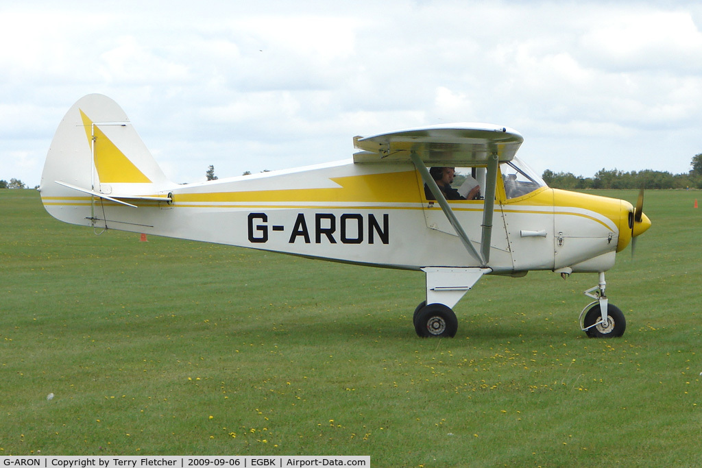 G-ARON, 1961 Piper PA-22-108 Colt Colt C/N 22-8822, Visitor to the 2009 Sywell Revival Rally