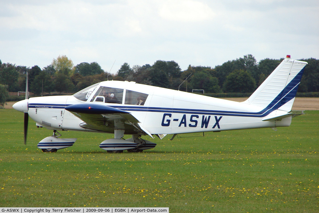 G-ASWX, 1964 Piper PA-28-180 Cherokee C/N 28-1932, Visitor to the 2009 Sywell Revival Rally