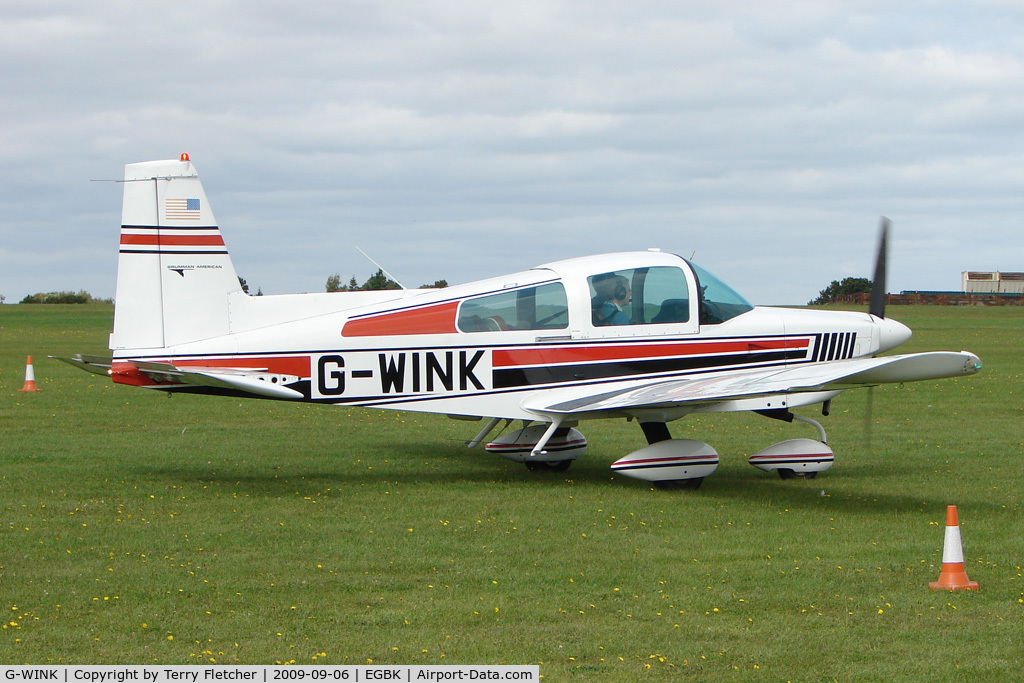 G-WINK, 1976 Grumman American AA-5B Tiger C/N AA5B-0327, Visitor to the 2009 Sywell Revival Rally