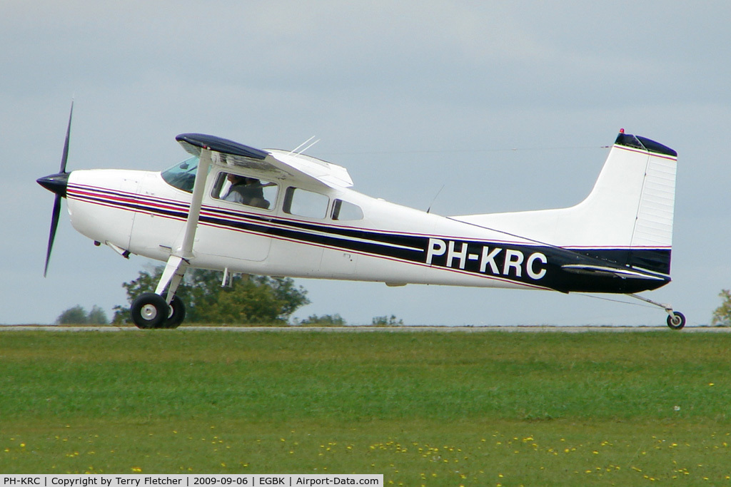 PH-KRC, 1976 Cessna 180K Skywagon C/N 18052799, Visitor to the 2009 Sywell Revival Rally