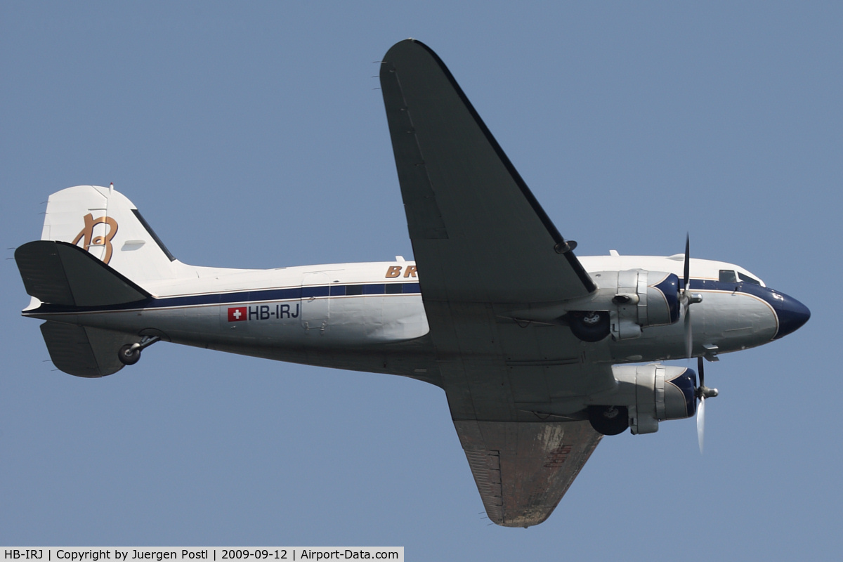 HB-IRJ, 1940 Douglas DC-3A-S4C4G C/N 2204, Red Bull Air Race Porto 2009 - Douglas DC-3A