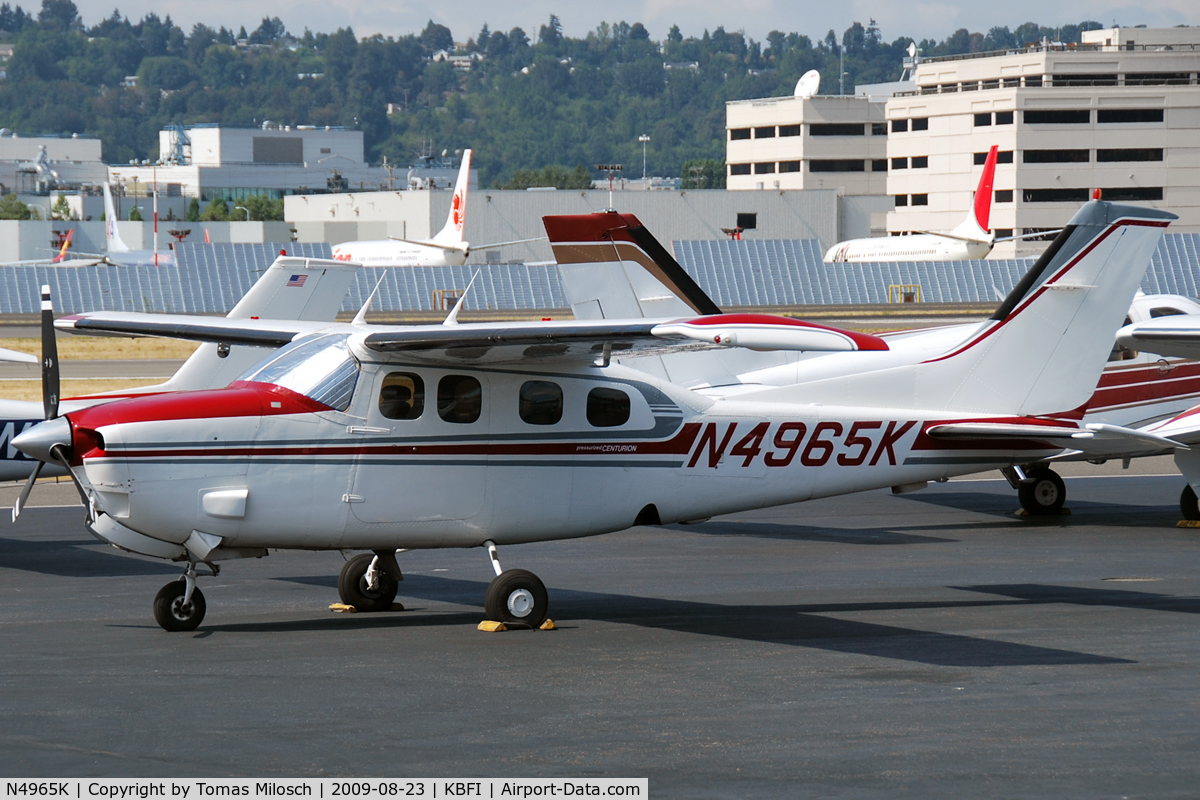 N4965K, 1979 Cessna P210N Pressurised Centurion C/N P21000385, 