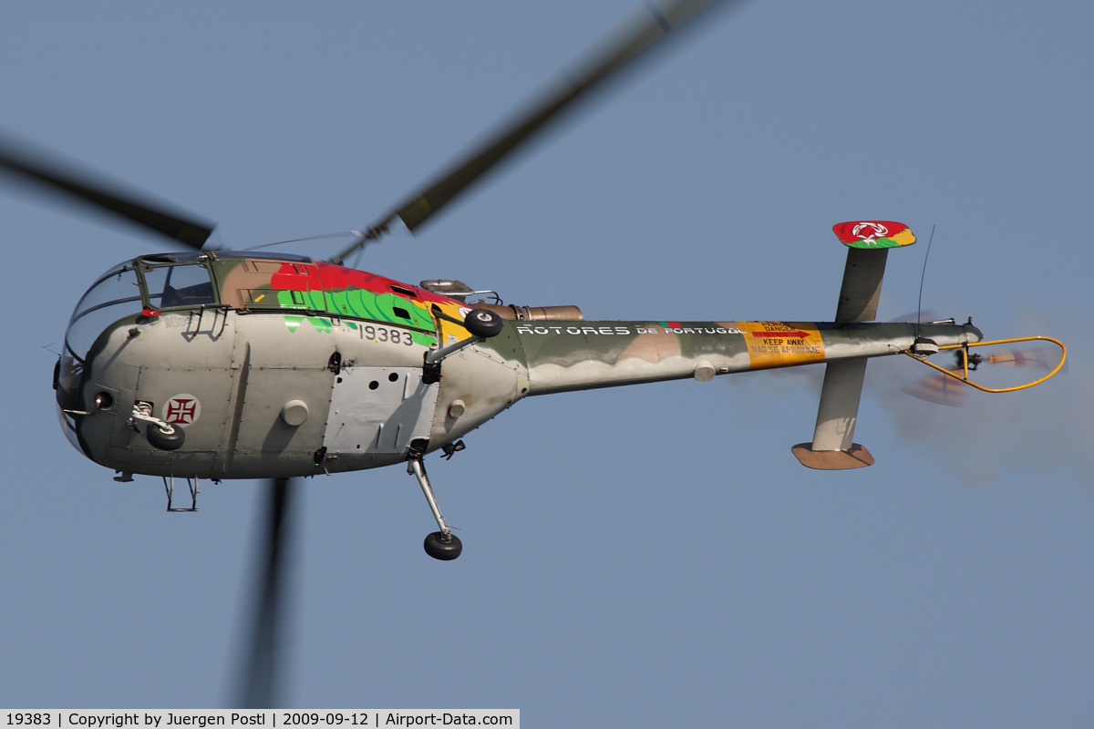 19383, Aérospatiale SA-316B Alouette III C/N 1840, Red Bull Air Race Porto 2009 - Portugal Air Force - Aerospatiale SA-316B Alouette III