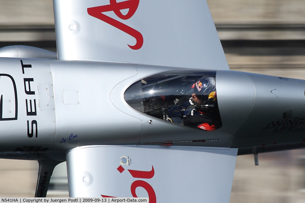 N541HA, 2008 Zivko Edge 540 C/N 0041A, Red Bull Air Race Porto 2009 - Hannes Arch