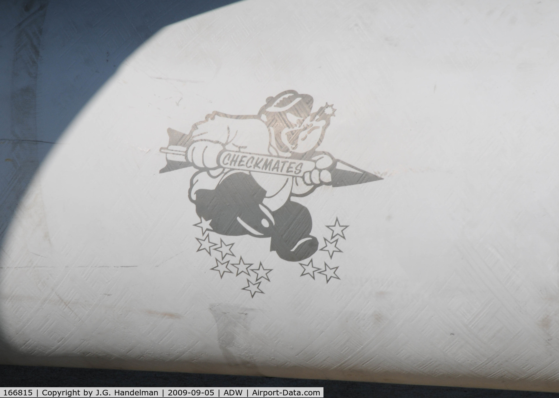 166815, Boeing F/A-18F Super Hornet C/N F188, 166815 belly tank art