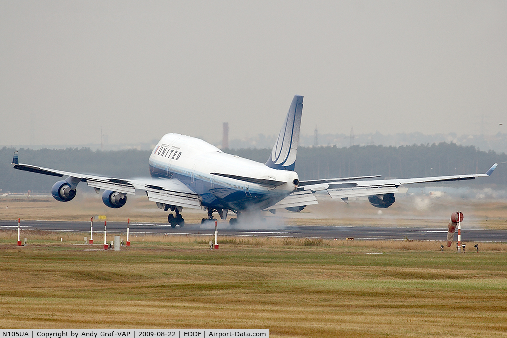 N105UA, 1994 Boeing 747-451 C/N 26473, United Airlines 747-400