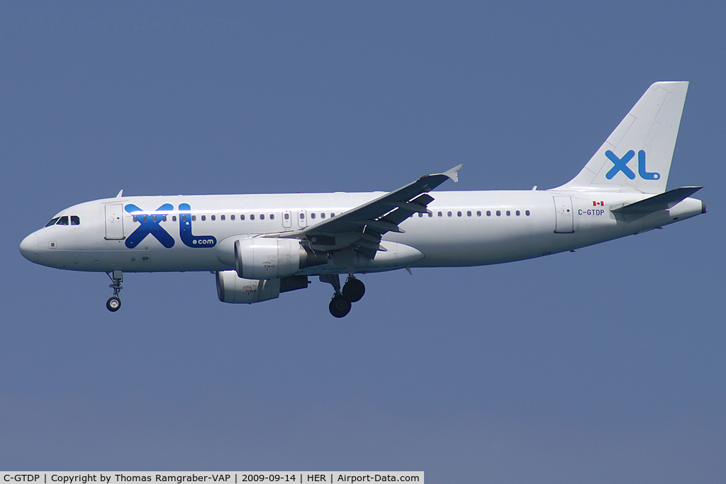 C-GTDP, 2002 Airbus A320-214 C/N 1780, XL Airways France Airbus A320